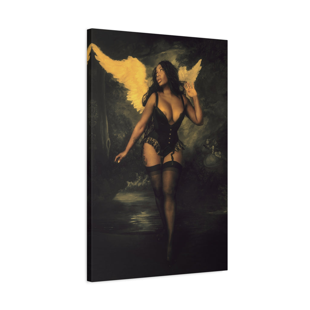Yearning Angel Stretched Canvas