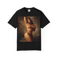 Charlotte Draped Unisex Garment-Dyed T-shirt